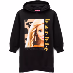 Barbie - Robe à capuche - Fille (Noir)