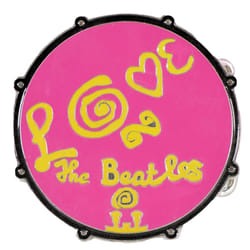 The Beatles - Boucle de ceinture LOVE DRUM (Rose)