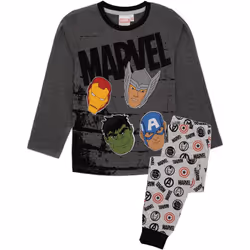 Marvel Avengers - Ensemble de pyjama - Garçon (Noir / Gris)