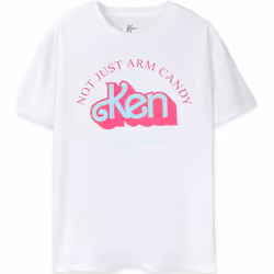 Barbie - T-shirt NOT JUST ARM CANDY - Homme (Blanc)