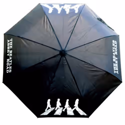 The Beatles - Parapluie pliant (Noir / Blanc)