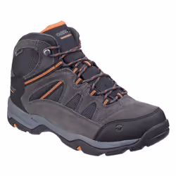 Hi Tec - Chaussures montantes de randonnée BANDERA - Homme (Gris charbon / Orange brûlé)