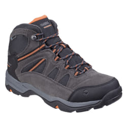 Hi Tec - Chaussures montantes de randonnée BANDERA - Homme (Gris charbon / Orange brûlé)