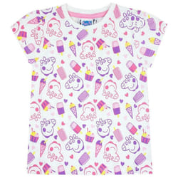 Peppa Pig - T-shirt - Fille (Blanc)