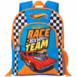 Hot Wheels - Sac à dos RACE TEAM - Enfant (Bleu / Orange)