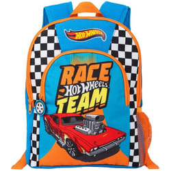Hot Wheels - Sac à dos RACE TEAM - Enfant (Bleu / Orange)