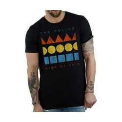 The Police - T-shirt KINGS OF PAIN - Adulte (Noir)