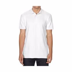 Gildan - Polo manches courtes - Homme (Blanc)
