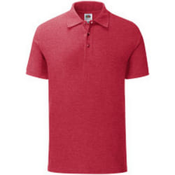 Fruit of the Loom - Polo ICONIC - Homme (Rouge chiné)