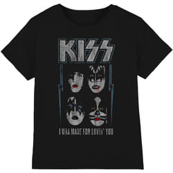 Kiss - T-shirt MADE FOR LOVIN´ YOU - Adulte (Noir)