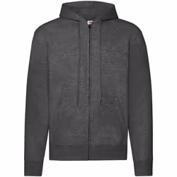 Fruit of the Loom - Veste à capuche - Homme (Gris foncé chiné)