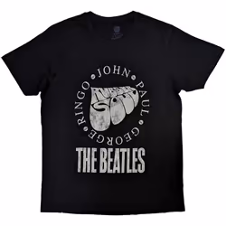 The Beatles - T-shirt RUBBER SOUL - Adulte (Noir)