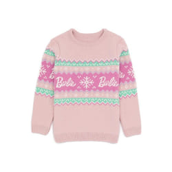 Barbie - Pull - Fille (Rose pastel)