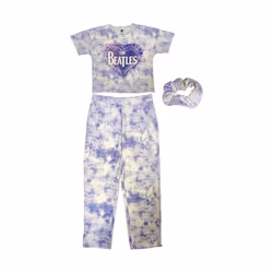 The Beatles - Ensemble de pyjama - Femme (Blanc / Bleu)