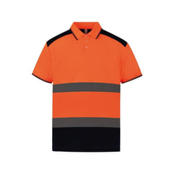 Yoko - Polo - Homme (Orange / Bleu marine)