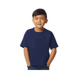 Gildan - T-shirt - Enfant (Bleu marine)