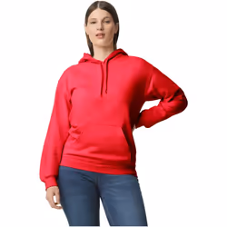 Gildan - Sweat à capuche SOFTSTYLE - Adulte (Rouge)