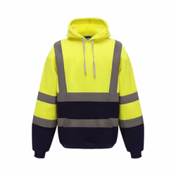 Yoko - Sweat à capuche - Homme (Jaune / Bleu marine)