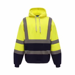 Yoko - Sweat à capuche - Homme (Jaune / Bleu marine)