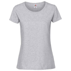 Fruit of the Loom - T-shirt PREMIUM - Femme (Gris chiné)