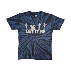 The Beatles - T-shirt LET IT BE - Adulte (Noir)