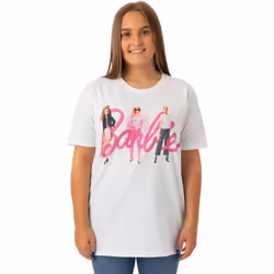 Barbie - T-shirt - Femme (Blanc)