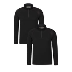 Mountain Warehouse - Hauts thermiques - Homme (Noir)