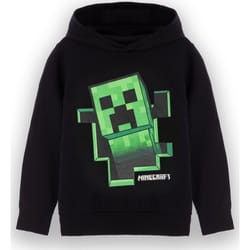 Minecraft - Sweat à capuche - Enfant (Noir / Vert)