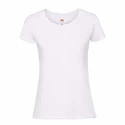 Fruit of the Loom - T-shirt PREMIUM - Femme (Blanc)