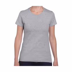 Gildan - T-shirt HEAVY COTTON - Femme (Gris chiné)