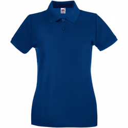 Fruit of the Loom - Polo PREMIUM - Femme (Bleu marine)