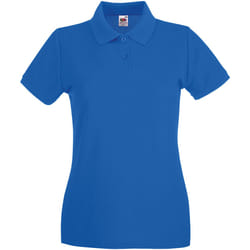 Fruit of the Loom - Polo PREMIUM - Femme (Bleu roi)
