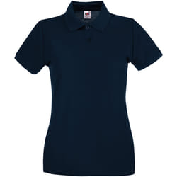 Fruit of the Loom - Polo PREMIUM - Femme (Bleu marine foncé)