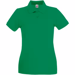 Fruit of the Loom - Polo PREMIUM - Femme (Vert)