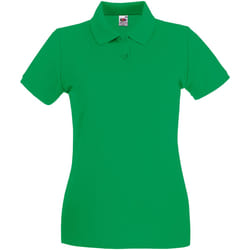 Fruit of the Loom - Polo PREMIUM - Femme (Vert)