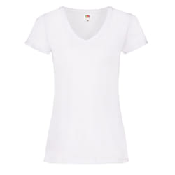 Fruit of the Loom - T-shirt - Femme (Blanc)