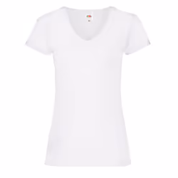 Fruit of the Loom - T-shirt - Femme (Blanc)