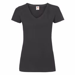 Fruit of the Loom - T-shirt - Femme (Noir)