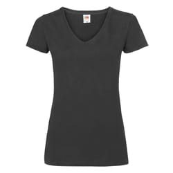 Fruit of the Loom - T-shirt - Femme (Noir)