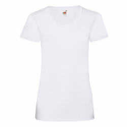 Fruit of the Loom - T-shirt - Femme (Blanc)