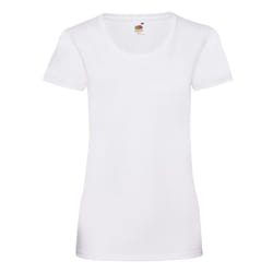 Fruit of the Loom - T-shirt - Femme (Blanc)