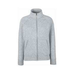 Fruit of the Loom - Veste de survêtement - Femme (Gris chiné)
