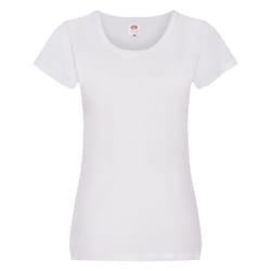 Fruit of the Loom - T-shirt ORIGINAL - Femme (Blanc)