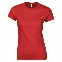 Gildan - T-shirt SOFTSTYLE - Femme (Rouge)