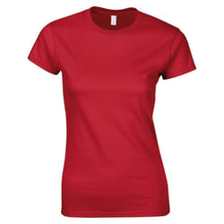 Gildan - T-shirt SOFTSTYLE - Femme (Rouge)