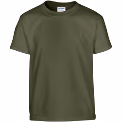 Gildan - T-shirt - Enfant (Vert kaki)
