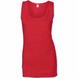 Gildan - Débardeur SOFTSTYLE - Femme (Rouge vif)