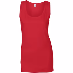 Gildan - Débardeur SOFTSTYLE - Femme (Rouge vif)