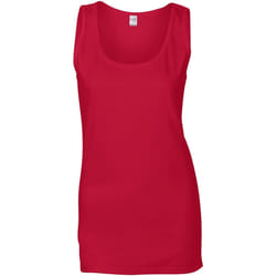 Gildan - Débardeur SOFTSTYLE - Femme (Rouge vif)