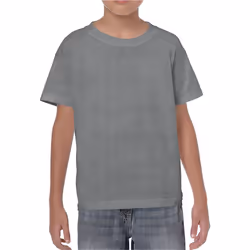 Gildan - T-shirt HEAVY COTTON - Enfant (Gris foncé)